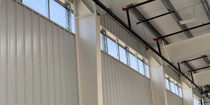 Selection and installation of corrugated translucent polycarbonate panels
