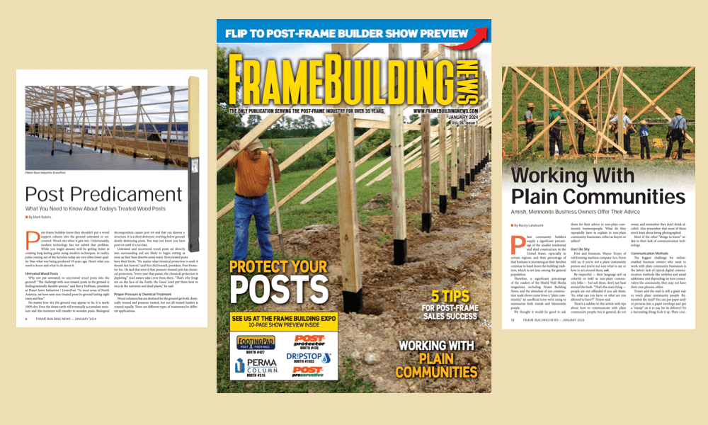 NEW ISSUE: January 2024 Frame Building News