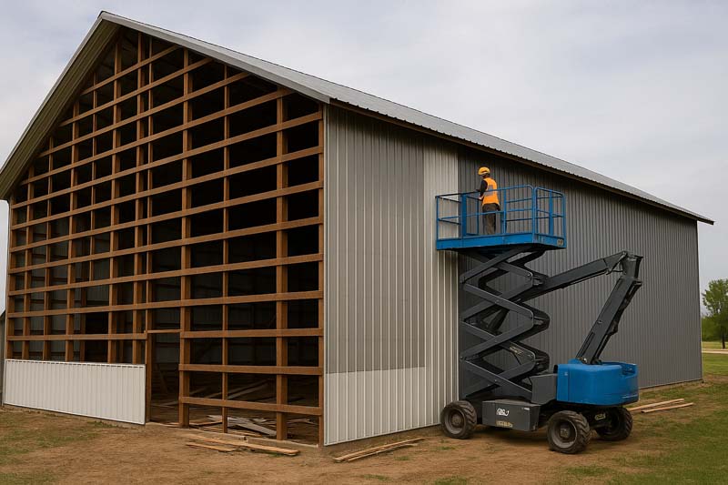 Pole Barn Reskinning: A Cost-Effective Way to Modernize a Structure