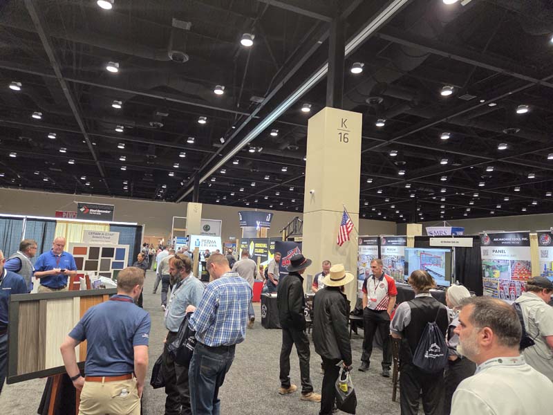 Attendees could learn about all aspects of post-frame construction, from metal coatings to foundation options to metal-forming equipment.