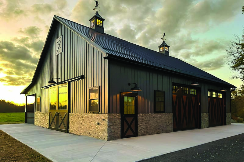 Garage and Lean-To Design Balances Flexibility, Appearance, and Value